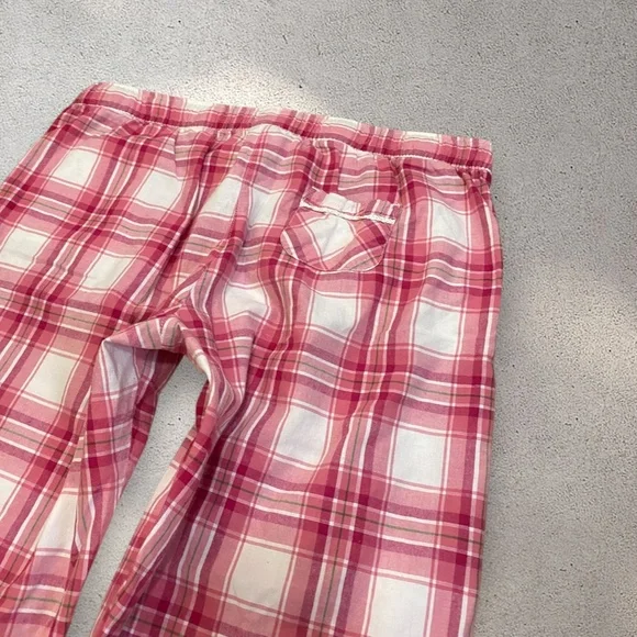 !! SOLD !! Old Navy Pink Low Rise Fit Plaid Pants - Picture 4 of 6